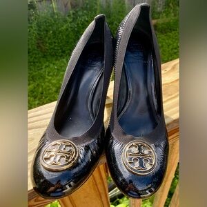 Tory Burch Black Heels Elegant and Sophisticated 8M